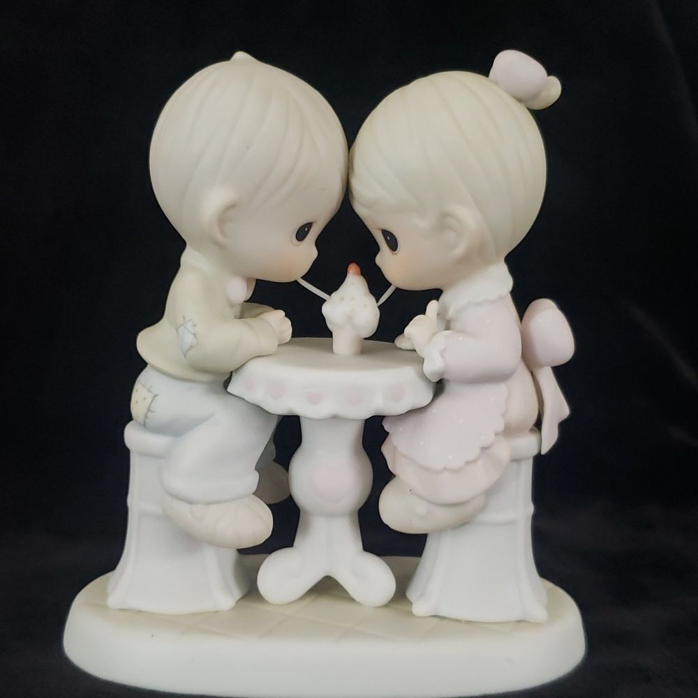 Vintage Precious Moments "Our Friendship Is Soda-Licious" Figurine 524336 (1992)